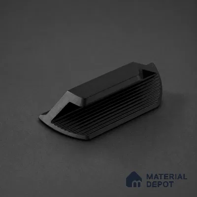 Ottr Aluminium Profile Handle HA 00344 Black Finish - 4in | 2 Years Warranty