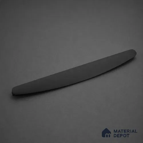 Ottr Aluminium Profile Handle HA 00345 Q Black Finish - 224mm | 2 Years Warranty