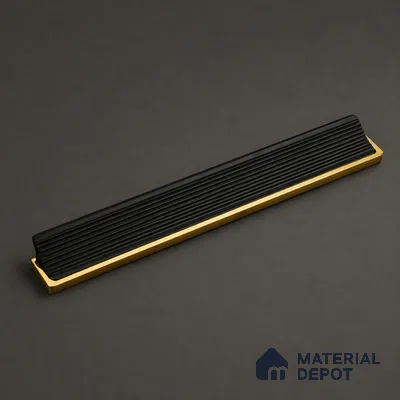 Ottr Aluminium Profile Handle HA 00347 C Black Gold Finish - 450mm | 2 Years Warranty