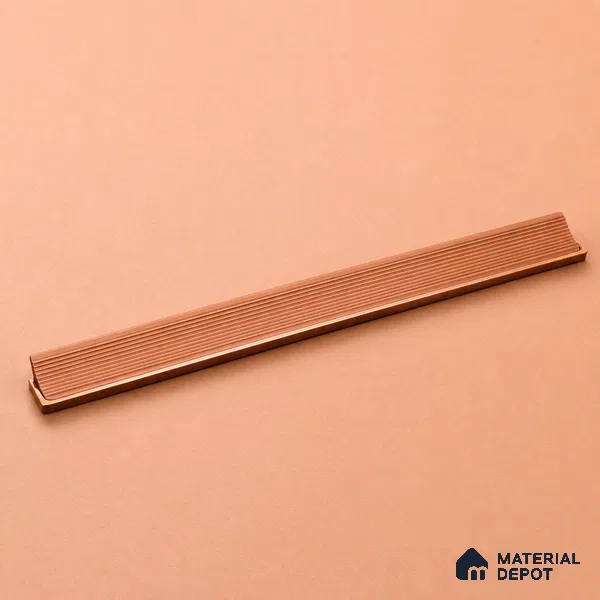 Ottr Aluminium Profile Handle HA 00347 G Rose Gold Dual Tone Finish - 450mm | 2 Years Warranty