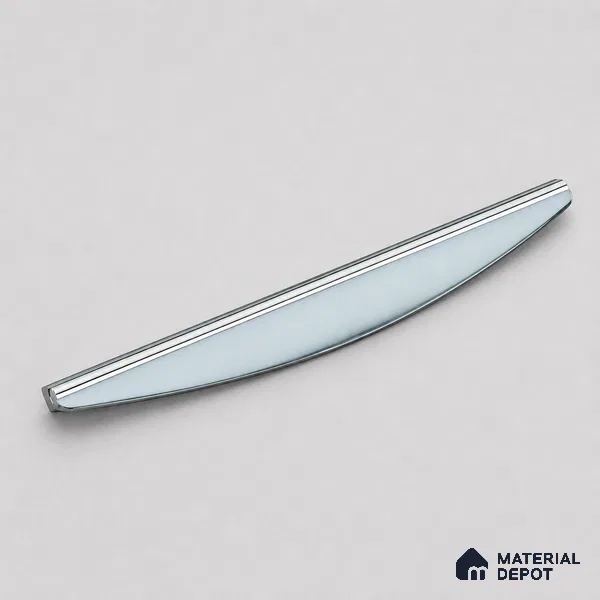 Ottr Aluminium Profile Handle HA 00348 Stainless Steel Chrome Finish - 160mm | 2 Years Warranty
