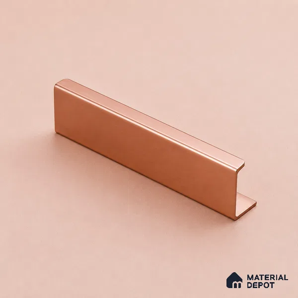 Ottr Aluminium Profile Handle HA 00349 D Rose Gold Finish - 10in | 2 Years Warranty