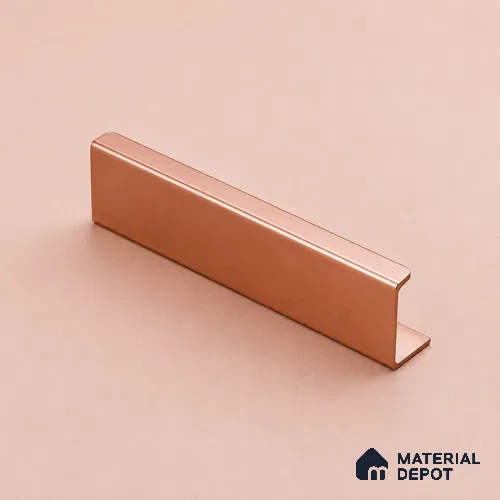 Ottr Aluminium Profile Handle HA 00349 Q Rose Gold Finish - 36in | 2 Years Warranty