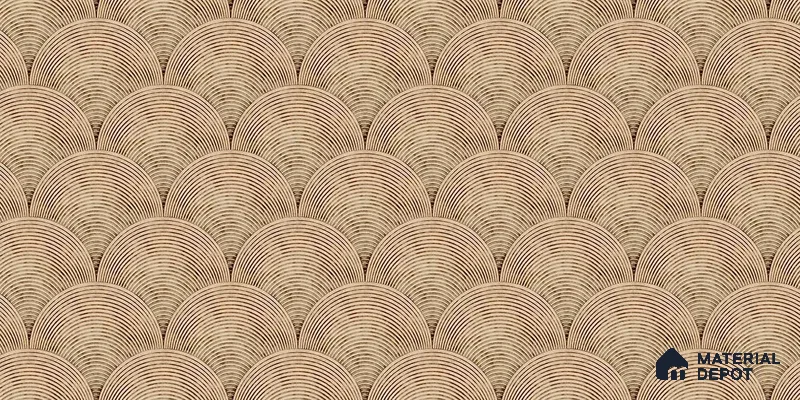 Sandy Arches Abstract Modern Theme Geometric for Rooms Canvas (Customised Wallpaper)