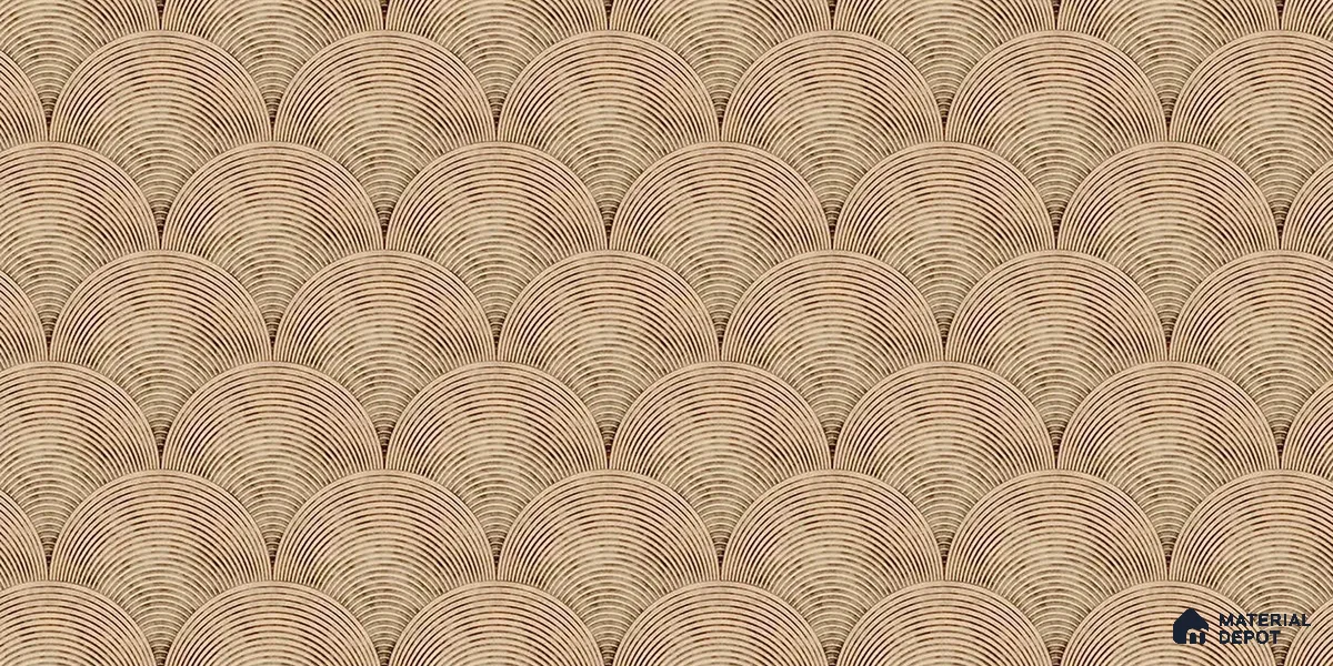 Sandy Arches Abstract Modern Theme Geometric for Rooms Canvas (Customised Wallpaper)