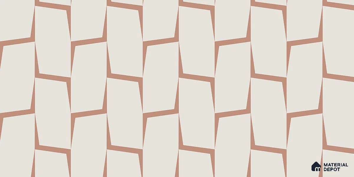 Terra Twists Abstract Modern for Walls, Orange Canvas (Customised Wallpaper)