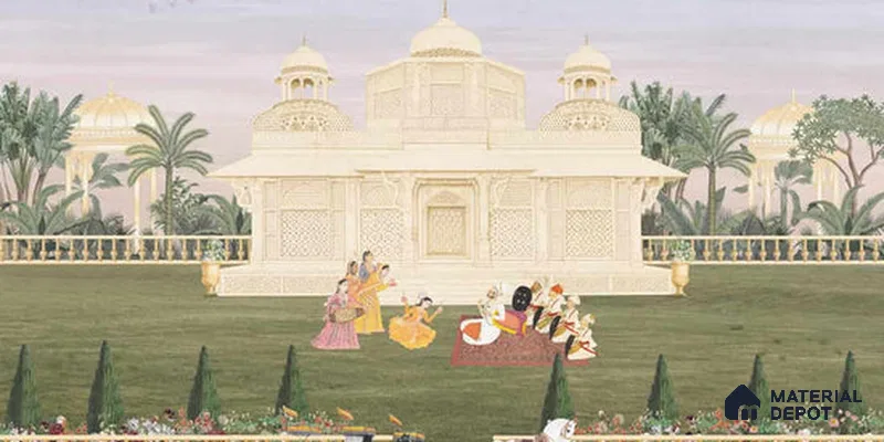 Bagaan Indian Art Inspired Luxury Soft Feel Wallpaper Design