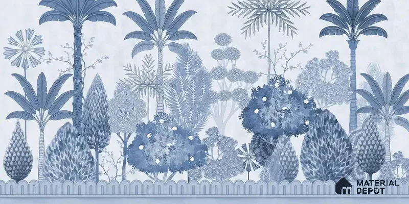 Van Mahal Silk Sheen Customized Wallpaper