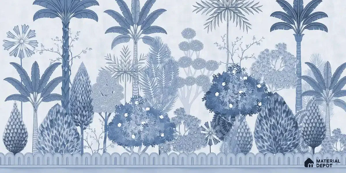 Van Mahal Silk Sheen Customized Wallpaper