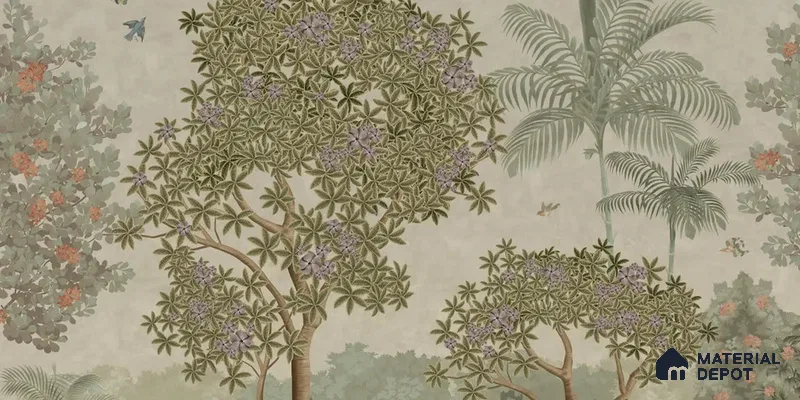 Garden of Dreams Handmade Customised Room Wallpaper