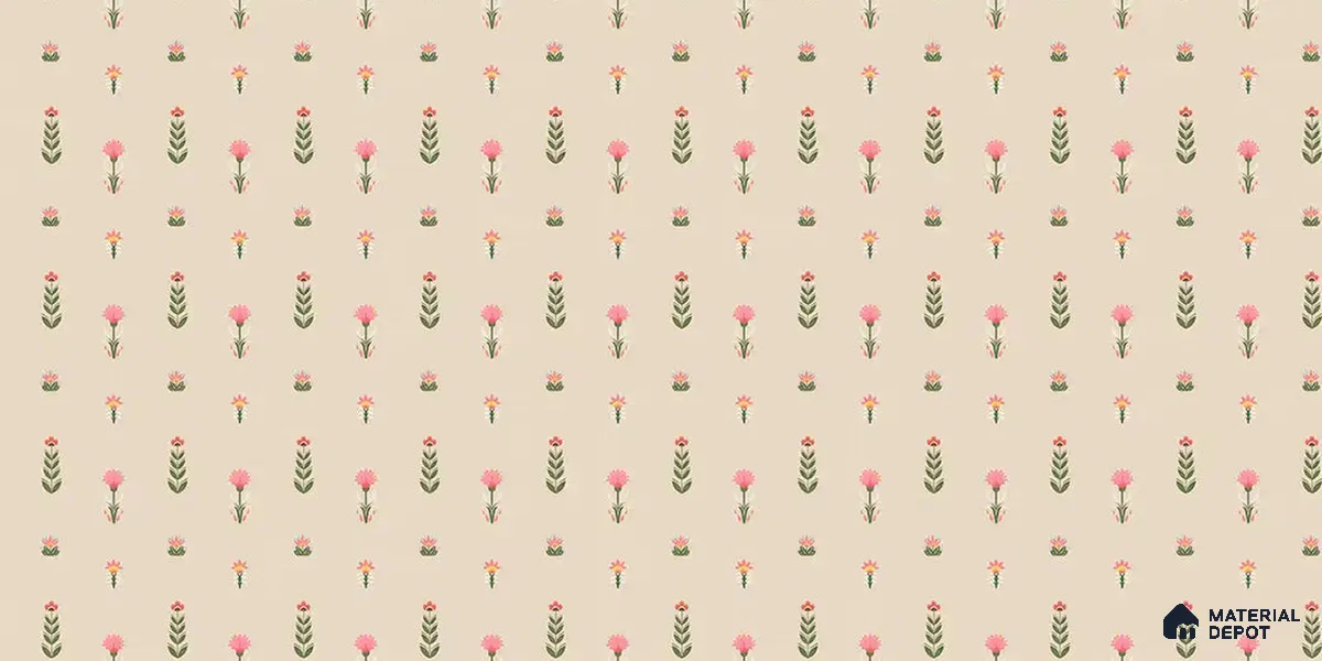 Saanjh Indian Design 6 Meter x 19.68 Inches Soft Feel Wallpaper Roll
