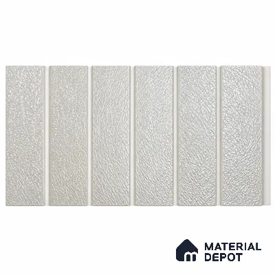 PN 06974 Leather Look Louver1 8 ft x 0.83 ft Texture Finish  - 10 mm | Suitable for Feature Wall, TV Unit & Living Room