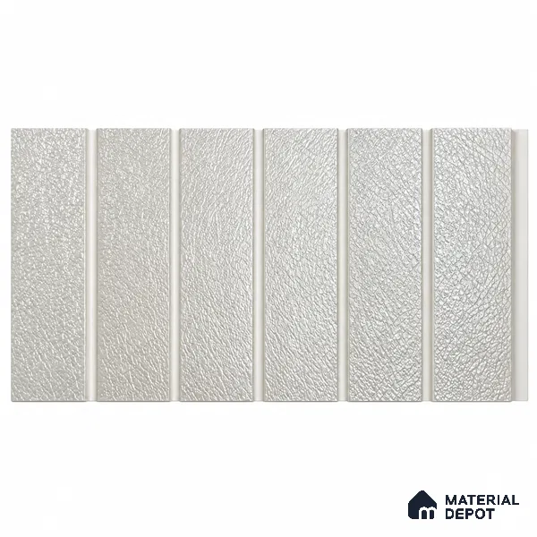PN 06974 Leather Look Louver1 8 ft x 0.83 ft Texture Finish  - 10 mm | Suitable for Feature Wall, TV Unit & Living Room
