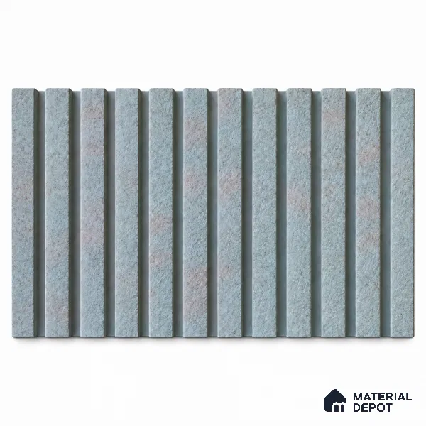 PN 06975 Stone Look Louver1 8 ft x 0.83 ft Texture Finish - 10 mm | Suitable for Feature Wall, TV Unit & Living Room
