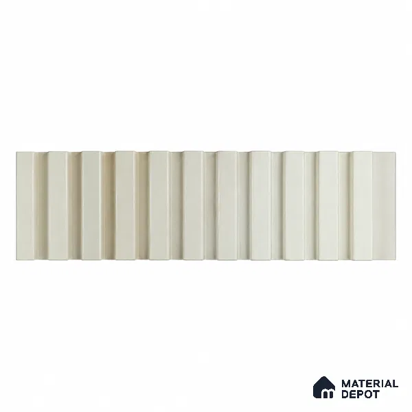 PN 07662 Solid Colors Look Louver 8 ft x 0.83 ft Texture Finish  - 10 mm | Suitable for Feature Wall, TV Unit & Living Room
