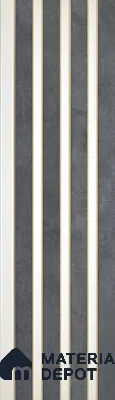 Wooden Look PN 03248 B 8 ft x 4.9 inch Charcoal Panel - 8 mm | Suitable for Feature Wall, TV Unit & Living Room | Width is Subjected to 5% Variation