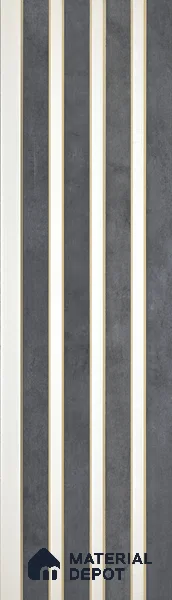 Wooden Look PN 03248 B 8 ft x 4.9 inch Charcoal Panel - 8 mm | Suitable for Feature Wall, TV Unit & Living Room | Width is Subjected to 5% Variation