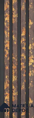 Brown Rustic Look PN 03250 B 8 ft x 4.9 inch Charcoal Panel - 8 mm | Suitable for Feature Wall, TV Unit & Living Room | Width is Subjected to 5% Variation