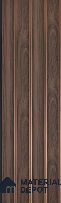 Wooden Look PN 03266 8 ft x 4.9 inch Charcoal Panel - 8 mm | Suitable for Feature Wall, TV Unit & Living Room | Width is Subjected to 5% Variation