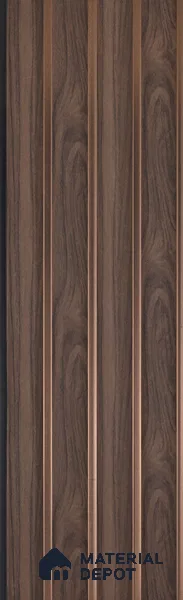 Wooden Look PN 03266 8 ft x 4.9 inch Charcoal Panel - 8 mm | Suitable for Feature Wall, TV Unit & Living Room | Width is Subjected to 5% Variation