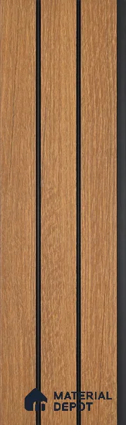 Wooden Look PN 03297 8 ft x 4.9 inch Charcoal Panel - 8 mm | Suitable for Feature Wall, TV Unit & Living Room | Width is Subjected to 5% Variation