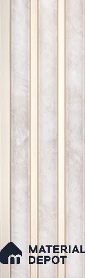 Beige Metallic Look PN 04064 9.5 ft x 4.9 inch Charcoal Panel - 12 mm | Suitable for Feature Wall, TV Unit & Living Room | Width is Subjected to 5% Variation