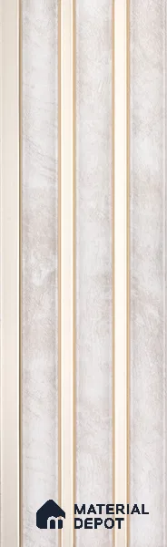 Beige Metallic Look PN 04064 9.5 ft x 4.9 inch Charcoal Panel - 12 mm | Suitable for Feature Wall, TV Unit & Living Room | Width is Subjected to 5% Variation