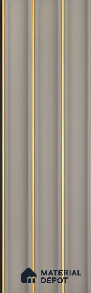 Grey Metallic Look PN 04068 9.5 ft x 4.9 inch Charcoal Panel - 12 mm | Suitable for Feature Wall, TV Unit & Living Room | Width is Subjected to 5% Variation