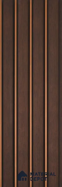 Wooden Look PN 04073 9.5 ft x 4.9 inch Charcoal Panel - 12 mm | Suitable for Feature Wall, TV Unit & Living Room | Width is Subjected to 5% Variation