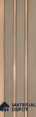 White Plain Colour Look PN 04077 9.5 ft x 4.9 inch Charcoal Panel - 12 mm | Suitable for Feature Wall, TV Unit & Living Room | Width is Subjected to 5% Variation