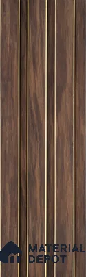 Wooden Look PN 04081 9.5 ft x 4.9 inch Charcoal Panel - 12 mm | Suitable for Feature Wall, TV Unit & Living Room | Width is Subjected to 5% Variation