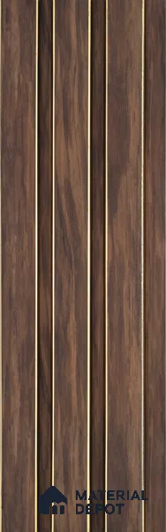 Wooden Look PN 04081 9.5 ft x 4.9 inch Charcoal Panel - 12 mm | Suitable for Feature Wall, TV Unit & Living Room | Width is Subjected to 5% Variation