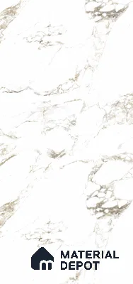 White Marble Look LM 26111 Texture Finish Decorative Laminate 8 ft x 4 ft - 1 mm | Ideal for Living Room, Bedroom, Kitchen, TV Cabinet, Wardrobe