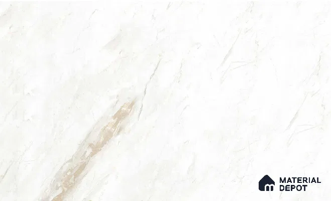 Ivory Pearl Stone Look LM 26128 Lumina Stone Finish Decorative Laminate 8 ft x 4 ft - 1 mm | Ideal for Living Room, Bedroom, Kitchen, TV Cabinet, Wardrobe
