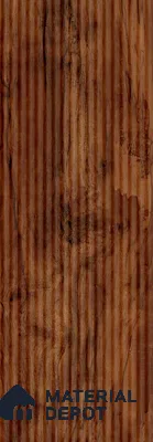 Copper Brown Fluted Look LM 26146 Flute Glossy Finish Decorative Laminate 8 ft x 4 ft - 1 mm | Ideal for Living Room, Bedroom, Kitchen, TV Cabinet, Wardrobe