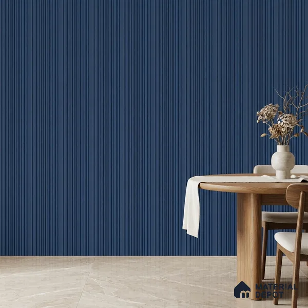 Prussian Blue Plain Colour Look PN 00517 9.5 ft x 4.8 inch Charcoal Panel - 12 mm | Suitable for Feature Wall, TV Unit & Living Room | Width is Subjected to 5% Variation