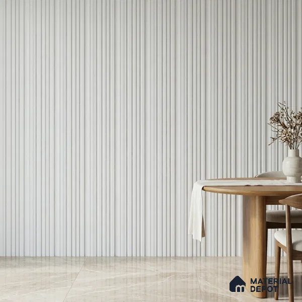 Dove Grey Plain Colour Look PN 00520 9.5 ft x 4.8 inch Charcoal Panel - 12 mm | Suitable for Feature Wall, TV Unit & Living Room | Width is Subjected to 5% Variation