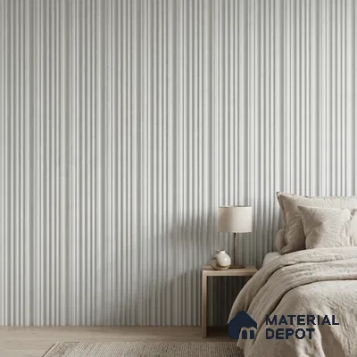 Dove Grey Plain Colour Look PN 00520 9.5 ft x 4.8 inch Charcoal Panel - 12 mm | Suitable for Feature Wall, TV Unit & Living Room | Width is Subjected to 5% Variation