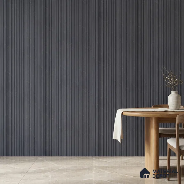 Graphite Grey Plain Colour Look PN 00523 9.5 ft x 4.8 inch Charcoal Panel - 12 mm | Suitable for Feature Wall, TV Unit & Living Room | Width is Subjected to 5% Variation