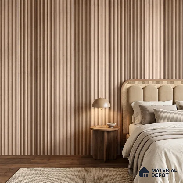 Wooden Look PN 00532 8 ft x 6.2 inch Charcoal Panel - 6 mm | Suitable for Feature Wall, TV Unit & Living Room | Width is Subjected to 5% Variation