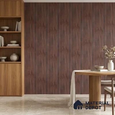 Wooden Look PN 00533 8 ft x 6.2 inch Charcoal Panel - 6 mm | Suitable for Feature Wall, TV Unit & Living Room | Width is Subjected to 5% Variation
