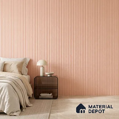 Apricot Plain Colour Look PN 00625 8 ft x 4 inch Charcoal Panel - 11 mm | Suitable for Feature Wall, TV Unit & Living Room | Width is Subjected to 5% Variation