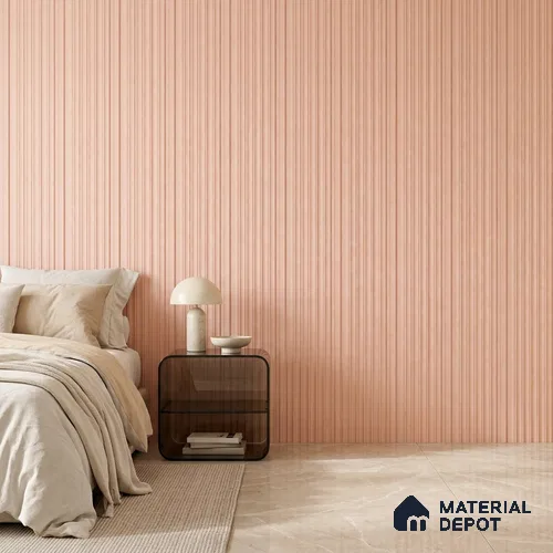 Apricot Plain Colour Look PN 00625 8 ft x 4 inch Charcoal Panel - 11 mm | Suitable for Feature Wall, TV Unit & Living Room | Width is Subjected to 5% Variation