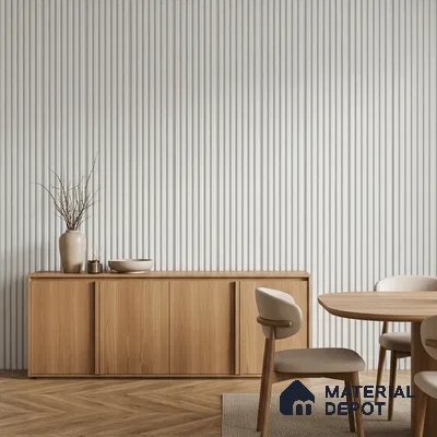 Dove Grey Plain Colour Look PN 00627 8 ft x 4 inch Charcoal Panel - 11 mm | Suitable for Feature Wall, TV Unit & Living Room | Width is Subjected to 5% Variation