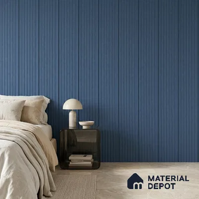 Dark Grey Plain Colour Look PN 00632 8 ft x 4 inch Charcoal Panel - 11 mm | Suitable for Feature Wall, TV Unit & Living Room | Width is Subjected to 5% Variation