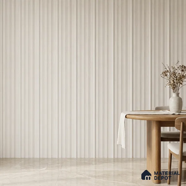 Dove Grey Plain Colour Look PN 00644 8 ft x 4.8 inch Charcoal Panel - 11 mm | Suitable for Feature Wall, TV Unit & Living Room | Width is Subjected to 5% Variation