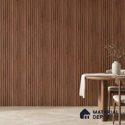 Wooden Look PN 00648 8 ft x 4.8 inch Charcoal Panel - 11 mm | Suitable for Feature Wall, TV Unit & Living Room | Width is Subjected to 5% Variation