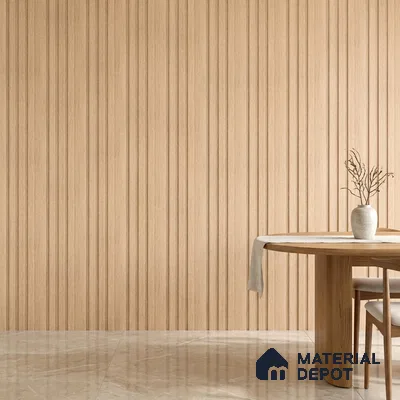 Wooden Look PN 03173 9.5 ft x 4.9 inch Charcoal Panel - 11 mm | Suitable for Feature Wall, TV Unit & Living Room | Width is Subjected to 5% Variation