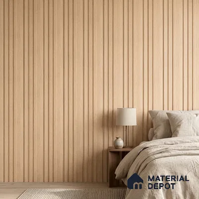 Wooden Look PN 03173 9.5 ft x 4.9 inch Charcoal Panel - 11 mm | Suitable for Feature Wall, TV Unit & Living Room | Width is Subjected to 5% Variation