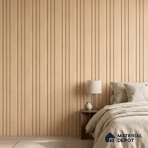 Wooden Look PN 03173 9.5 ft x 4.9 inch Charcoal Panel - 11 mm | Suitable for Feature Wall, TV Unit & Living Room | Width is Subjected to 5% Variation